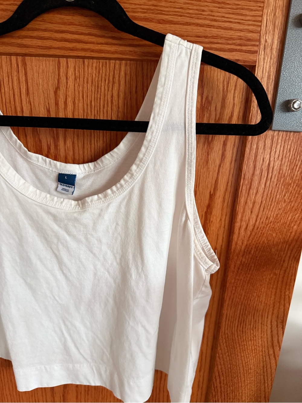 Old Navy White Tank Top Scoop Neck